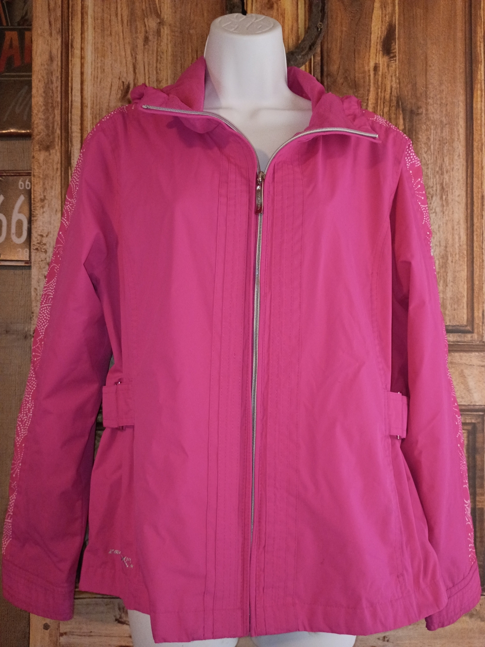 ZeroXposur Women's Bright Pink Ski Jacket with Hood